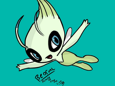 Celebi. pokemon pokemon4ever