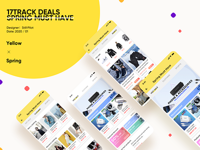 SpringMustHave mall shopping ui ux ui design
