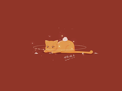 cat cat illustration
