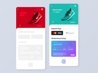 Daily UI 002 - Credit Card Checkout app checkout daily ui dailyui 002 mobile payment ui ux