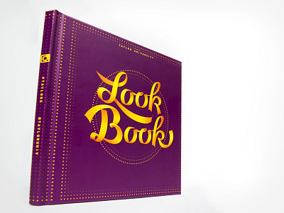 Look Book lettering logotype ribbon script script typography vector