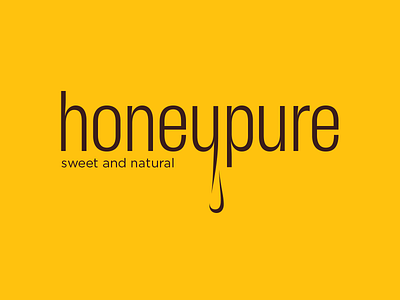 honeypure 2019 custom type glyphs lettering typography vector