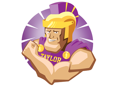 Taylor University “Trojans” Intermurals Logo commission illustration logo taylor university trojans vector