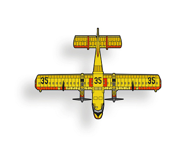 fire flight plane - top clouds fire flight gradients illustration