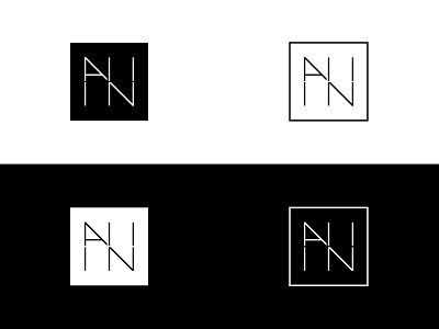 All IN Logo allin brand branding identity logo symetric