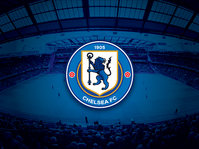 Chelsea FC Logo Redesign blue lion blues chelsea crest england football lion logo premier league soccer stamford bridge