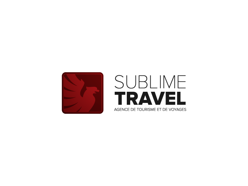 Sublime Travel logo voyage tourism algeria eagle logo travel sublime