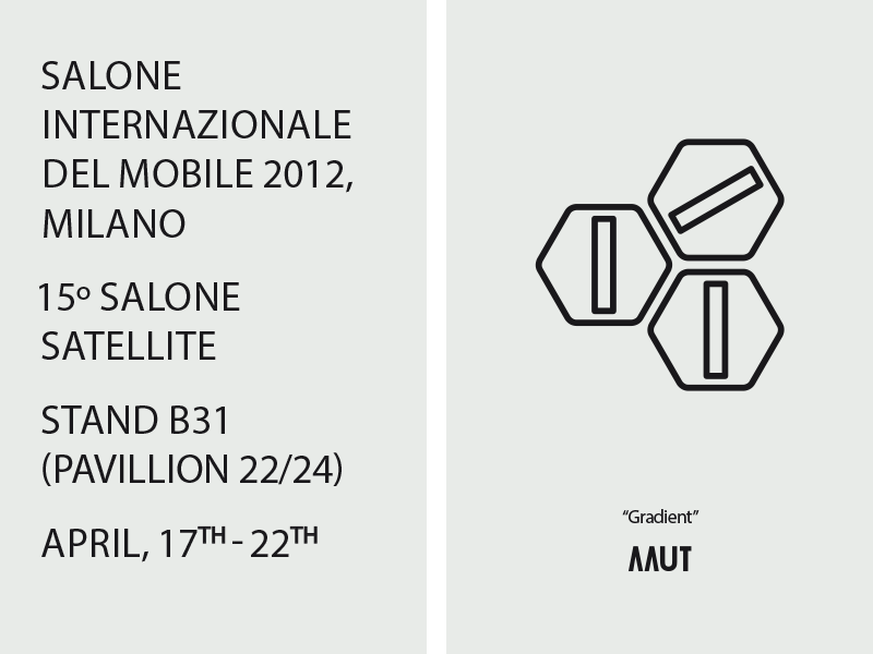 Invitation to Salone del Mobile de Milano design graphic design invitation design typographic