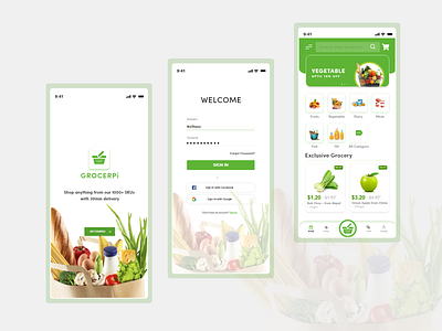 Grocery App Ui Design Concept