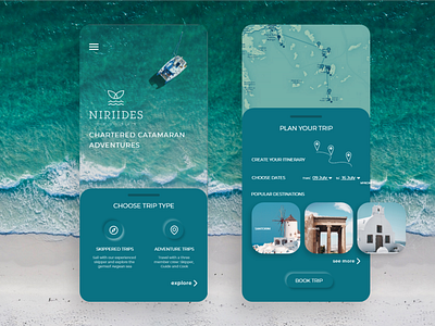 Trip Planning App for Niriides Cruises