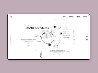Web - DAND Architects Studio architects architecture blueprint daily dailyui design designs landing page design sketch studio ui user interface design userinterface web web design webdesign