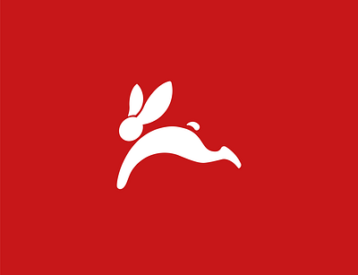 Bunny logo animal brand bunny logo logodesign vector