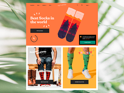 Socks Project branding ecommerce interface ui ui ux web design