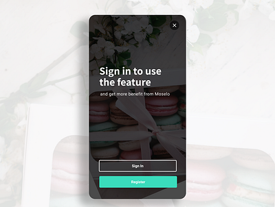 Moselo Registration android app design onboarding registration