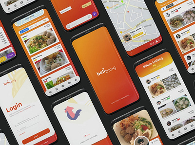 Belibang: An Apps for "Pedagang Keliling" apps belibang delivery design food interface ui