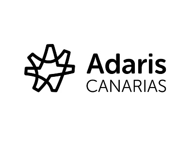 Adaris Black canary islands logo