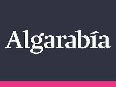 Algarabia Logo canary islands lettering lgbt logo