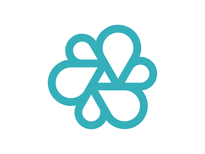 A branding geometry logo design