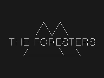 The Foresters band brand helvetica logo