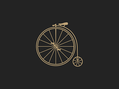 Penny Farthing bicycle bike farthing history icon old penny
