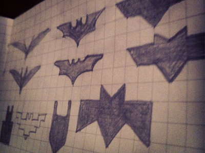 Batman Sketches batman icon logo paper pencil sketches symbol