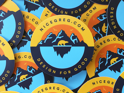 NiceGreg Stickers design illustration social good stickermule stickers