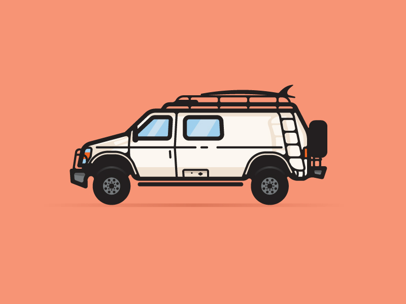 Dann Petty Rad Van by Greg Fisk for Workhorse Collective on Dribbble