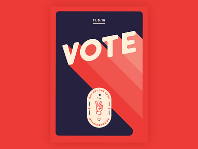 Get Out The Vote aiga aigadc dc get out the vote poster vote
