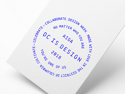 DCDW Mockup dc dc design week design week identity logo mark system