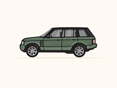 Land Rover car illustration land rover