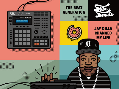 J Dilla + Smithsonian illustration jdilla smithsonian