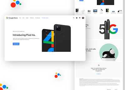 Google Store - Redesign art branding design flat google google design google store logo minimal mobile modern ui ui design ui redesign user interface web website website ui
