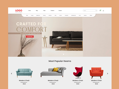 Modern Furniture Mart design ui ux