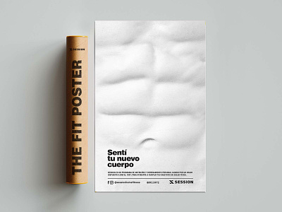 The Fit Poster: The fittest poster in the world. costa rica design experiment fitness graphic design outdoor poster