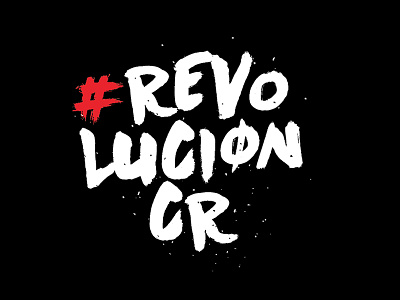 #Revolucióncr branding logotype movement political social