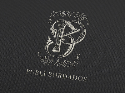 Publibordados branding embroidery graphic design identity logo