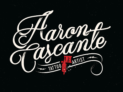 Aaron Cascante Tattoo Artist branding costa rica ink logo tattoo