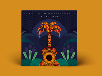 Noche Caribe album classical cover design music