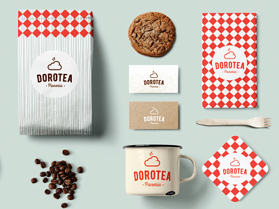 Dorotea bakery branding design logo