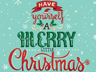 Xmas Card 2013 card christmas greetings card hand lettering illustration lettering typography
