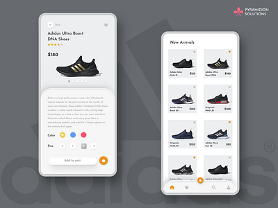 Adidas app design