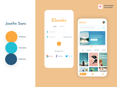 E-book App design adobexd android design appdesign designstudio ebook design ebookapp minimal uidesign webdesign