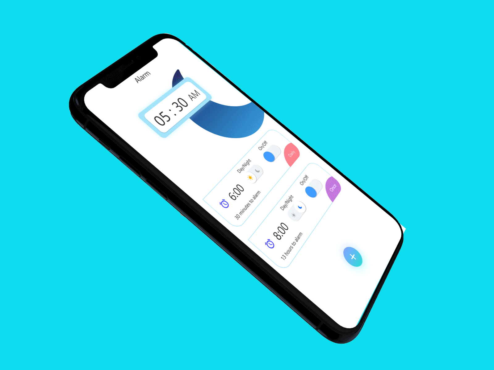 Alarm app design