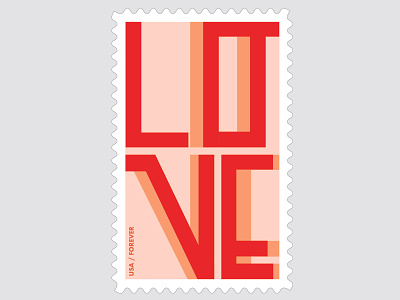 Post stamp color poststamp typography
