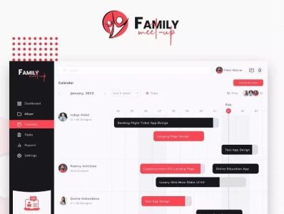 Family Chat System branding design illustration ui uiux ux vector