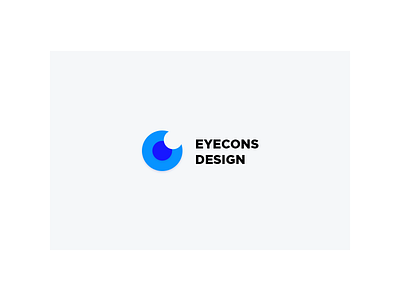 logo for web studio color design eye logo minimal