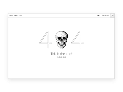 Dead man's page branding day of the dead dead design flat halloween illustration illustrator minimal mockup ui web website