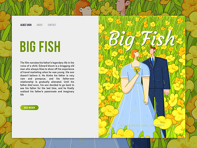 big fish branding design illustration