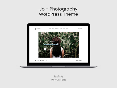 Jo - Photography WordPress Theme blog clean creative header minimal modern photo slider theme typography white wordpress