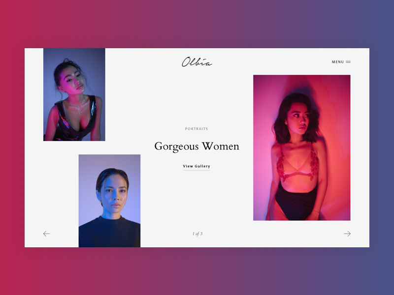 Work in progress - New Photo Theme negative space modern wphunters slider gradients flat minimal typography first screen photography portfolio portfolio photographer photography photo theme